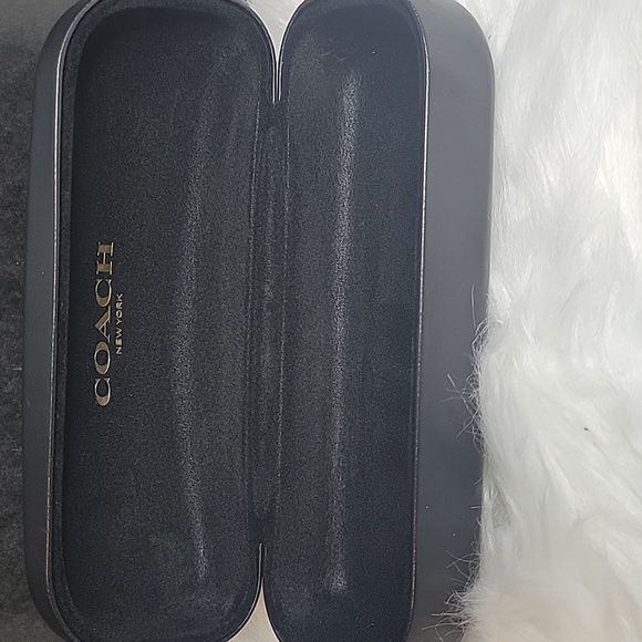 COACH Black Eyeglasses/Sunglasses Case Clam Shell Hard Case 6.5 inches X…‎ - Picture 4 of 5